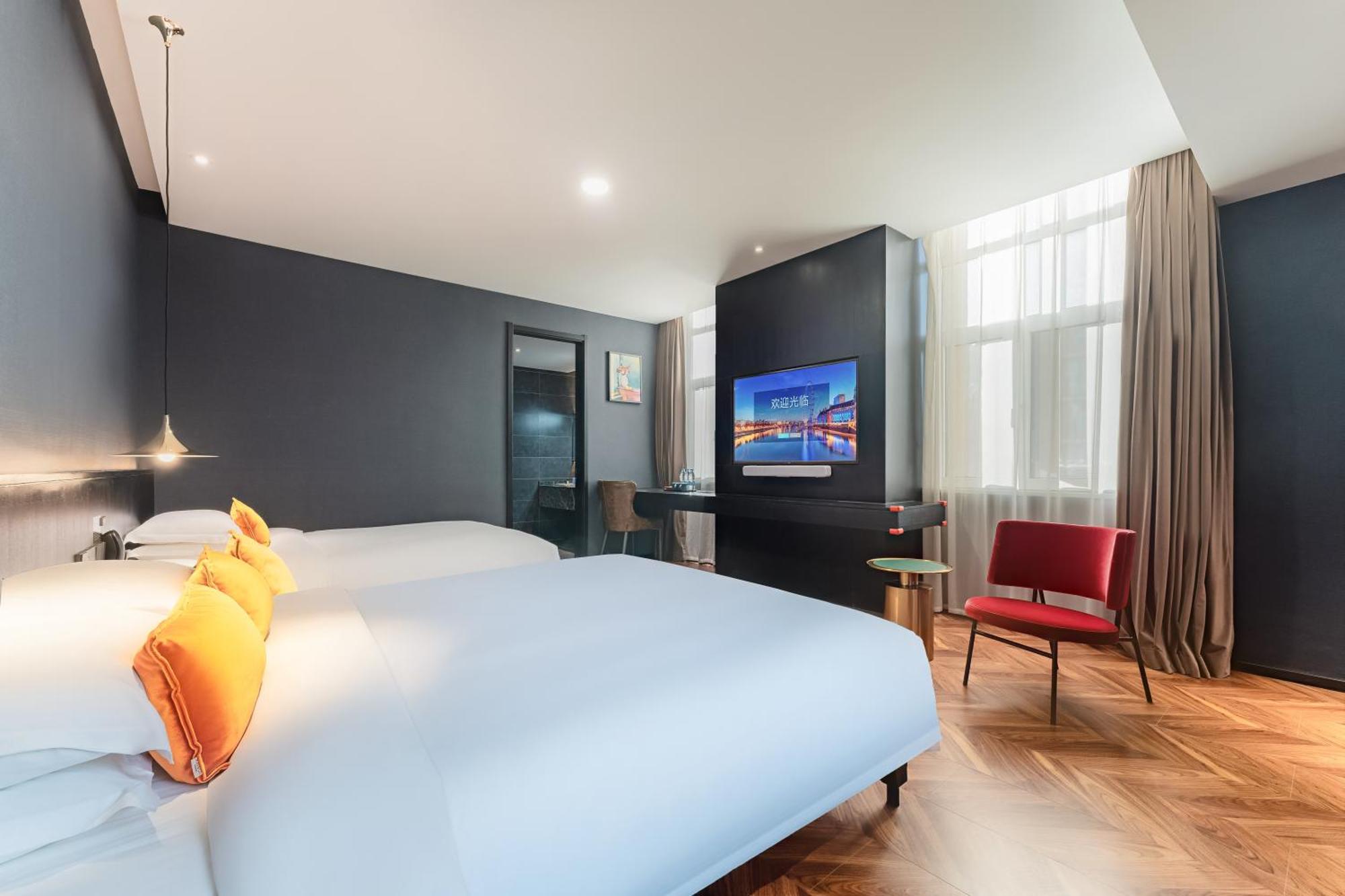 Hesu Designer Hotel & Suites -Near Xi'An Drum Tower And Yongning Gate -Free Laundry Luggage Storage -Kitty Cafe With Freshly Ground Coffee -24H Front Desk -English Service Exterior foto